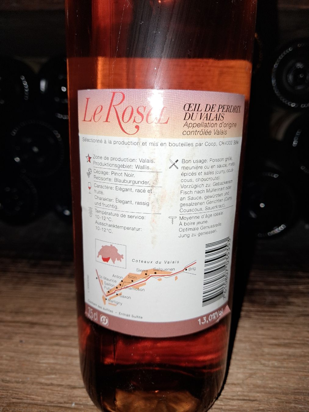 Wein: Le Rosel Oeil de Perdrix du Valais 2012 – Neu und originalverpackt aus Le locle von juliensaran 2