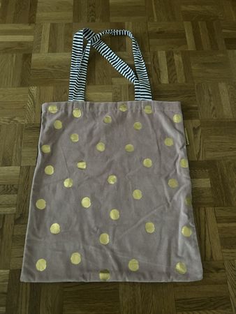 Stofftasche Shopper von Artebene in rosa und dunkelblau