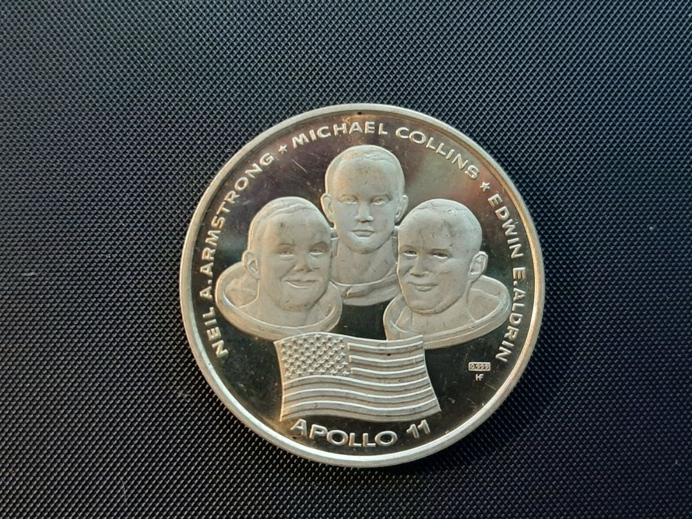 Médaille Commémorative Apollo 17 (1972) En Bronze - Medallic Art Co. - Collection Spatiale