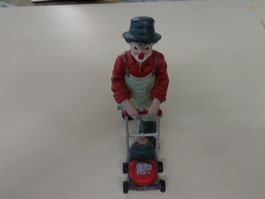 Gilde Clown Rasenmäher Hemd rot