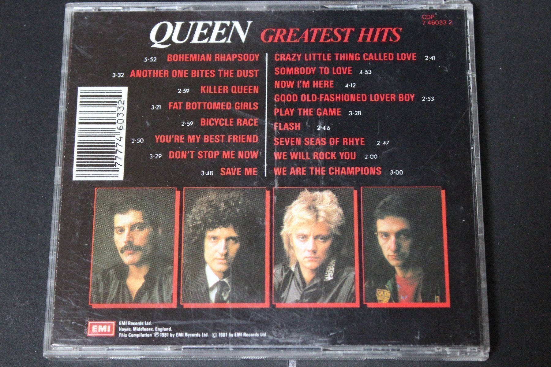 CD: QUEEN - GREATEST HITS CD Made in UK – Usato da Tübach venduto da JamesStone 2