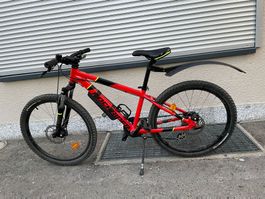 Rockrider Mountainbike, rot-schwarz