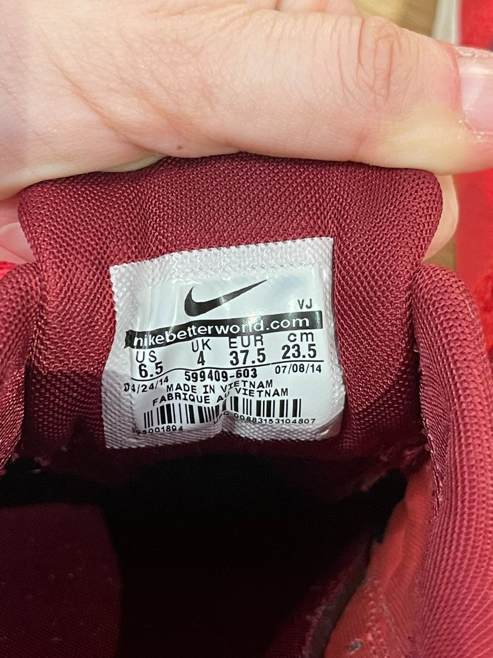 Scarpe da donna: Nike Air Max, Gr. 37.5, Rot, Damen – Usato da Rheineck venduto da FGeissler 5
