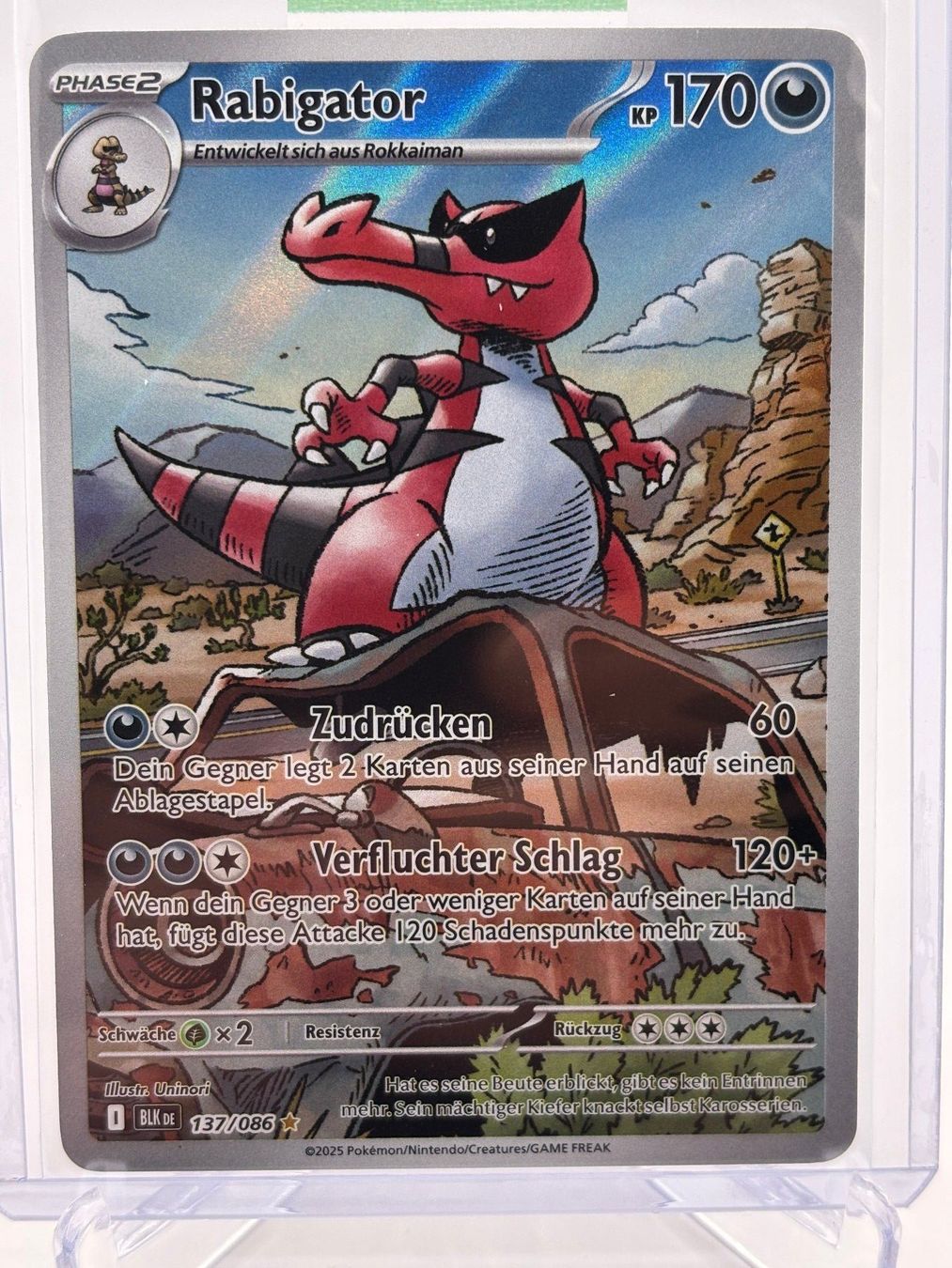 Pokémon Sammelbilder & Trading cards: Schwarze Blitze - Rabigator  (BLK 137) - DE – Neu (gemäss Beschreibung) aus Allschwil von Bullach