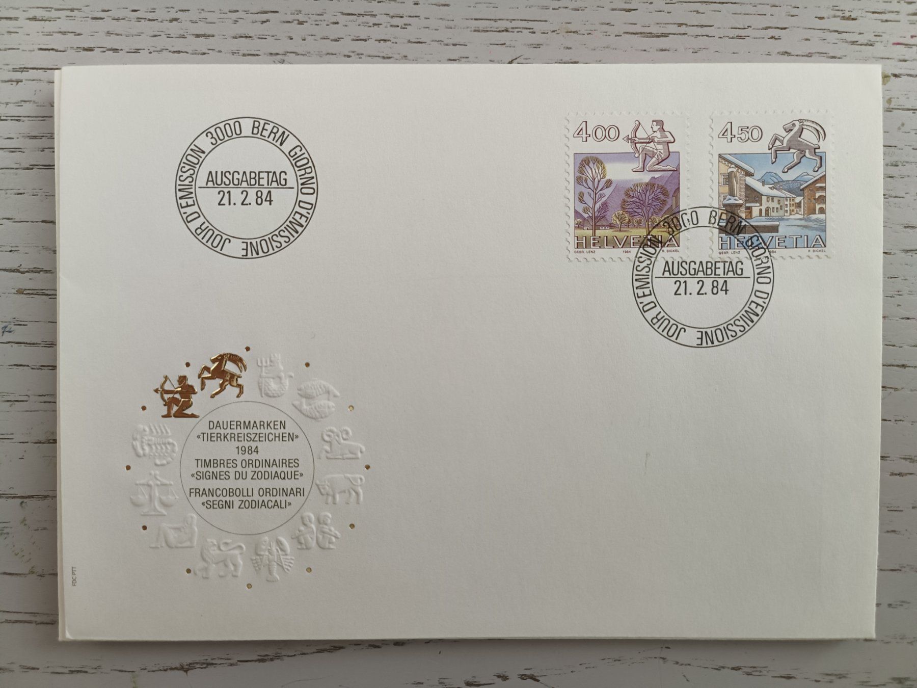 Alle Briefmarken: 1984 FDC Sternzeichen – Neu (gemäss Beschreibung) aus Dübendorf von goeggi79