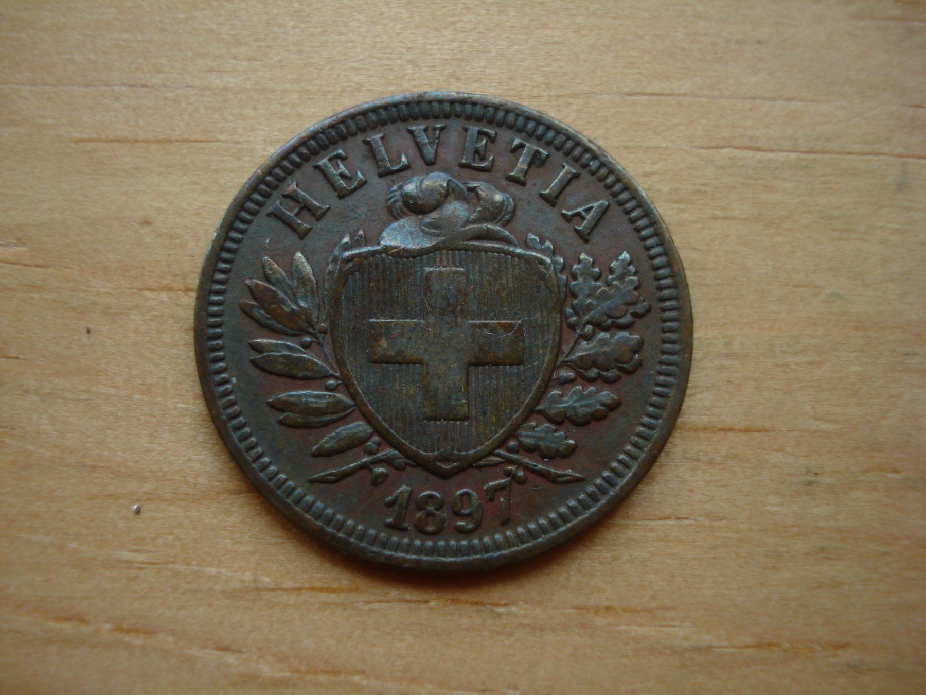 Tutti le monete: (Z2) 2 Rappen 1897 VZ – Usato da Erlach venduto da Net-Coins