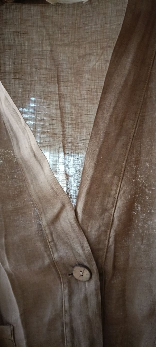 Giacche:  Linen Jacket Size L Spring/Summer Bohemian Style – Nuovo (secondo la descrizione) da Zürich venduto da cat_9cvz 4