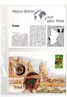 Tschad_1990_Münzbrief mit Beschreibung
