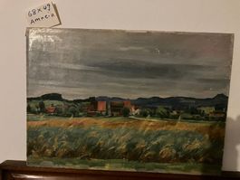 ROBERT AMREIN (1896-1945) - Original Ölgemälde, Landschaft