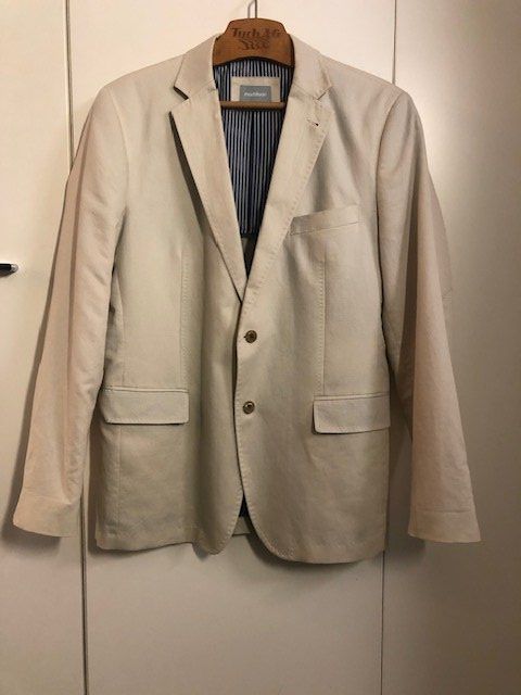 Maddison Giacche: Herren-Blazer, Maddison, 48, beige mit farbigem Futter – Usato da Hünenberg See venduto da dustein 1