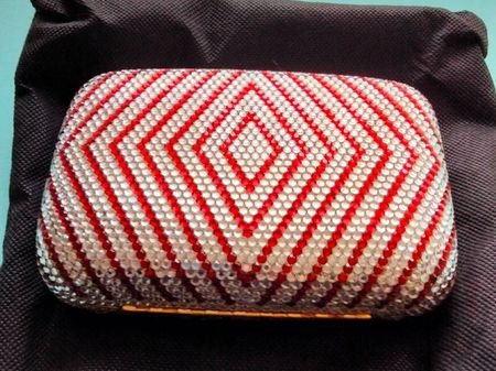 Strass Abend Tasche Clutch aus NewYork