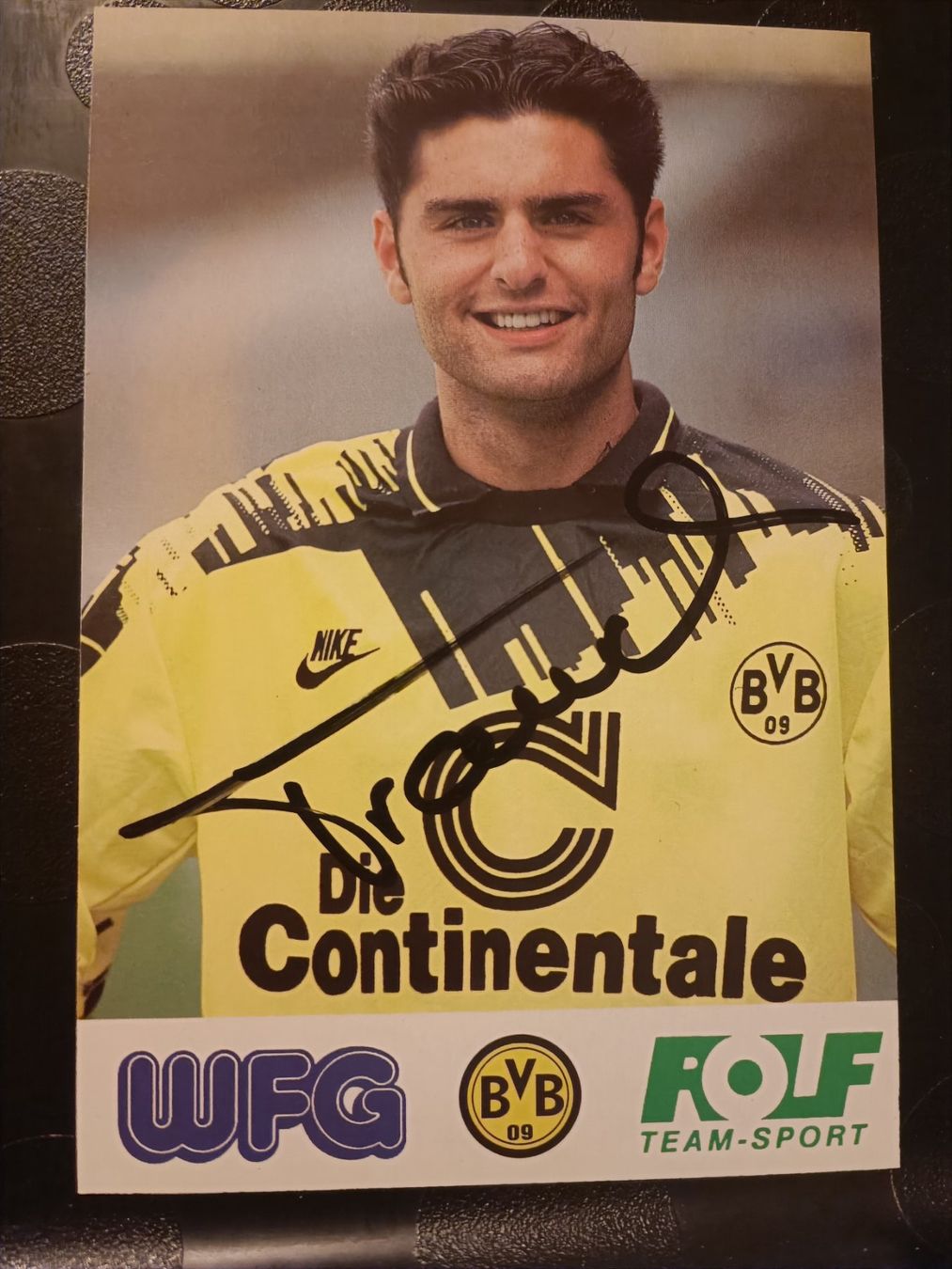 Autografi: Thomas Franck - BVB - Borussia Dortmund - Handsigniert – Usato da Menziken venduto da Artographs