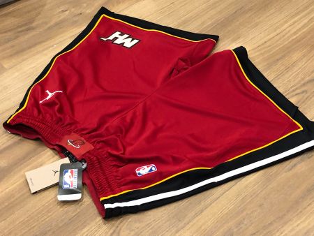 Neue NBA Air Jordan Miami Heat Basketball Shorts Gr. XL