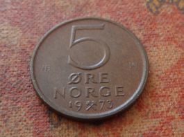 NORVEGE  5  ORE  1973