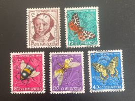 Pro Juventute 1954 mit Ersttag Vollstempel