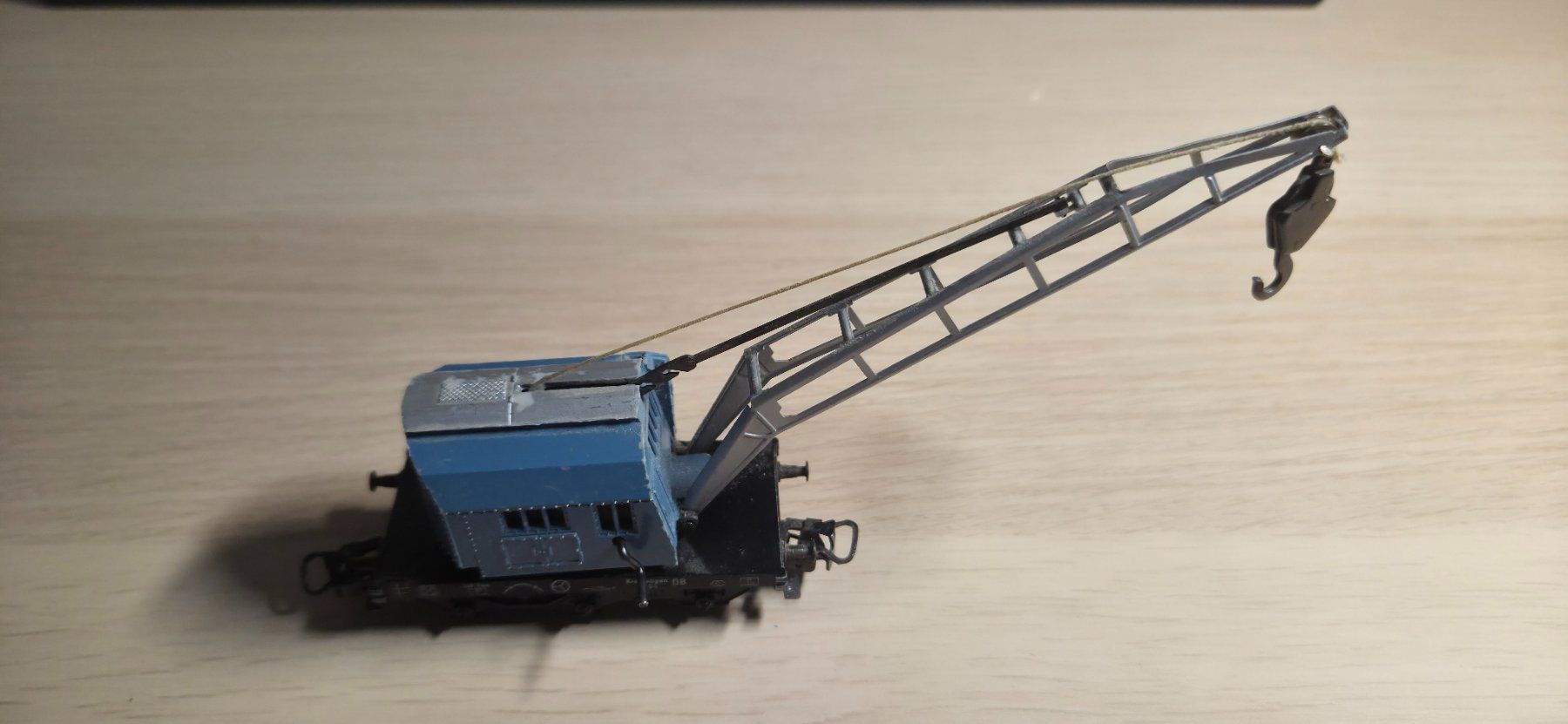 Modellini di ferrovie: H0 Kranwagen – Usato da Rümikon AG venduto da Schelm