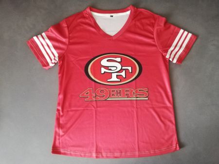 49ers SF T-shirt rot L neu San Francisco Football Fan Shirt