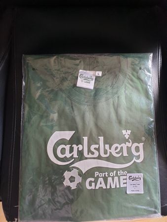 Carlsberg Fussball EM 2008 T-Shirt Gr. L Neu
