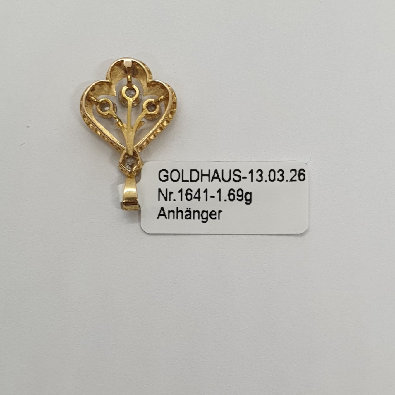 Ciondoli: Echt 18K Gold - Brilliant Anhänger – Usato da Luzern venduto da Goldhaus-Luzern 4