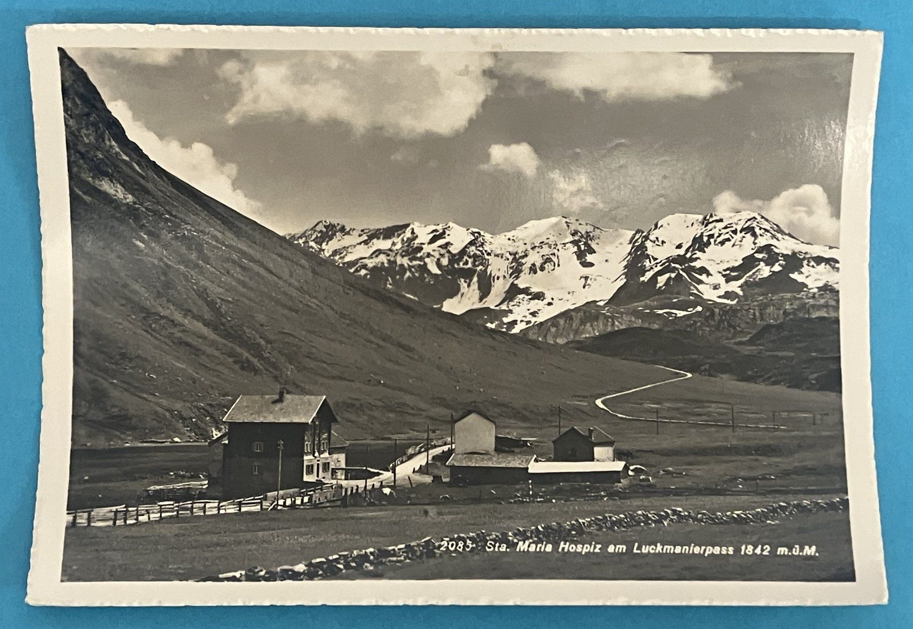 Cartoline postali: STA. MARIA AM LUCKMANIERPASS – Usato da Oberwil BL venduto da SALOB