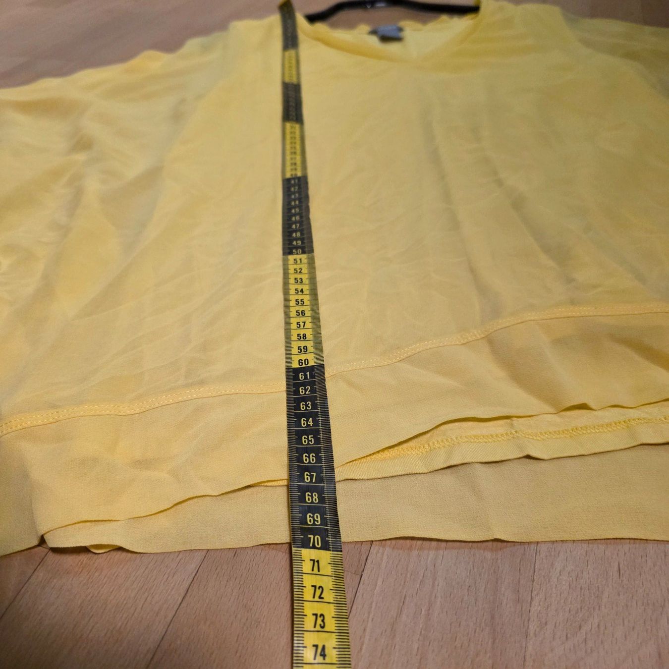 Camicette: Gelbe Bluse kaschiert Bauch & Arme L/XL – Usato da Wald ZH venduto da CapLux 9