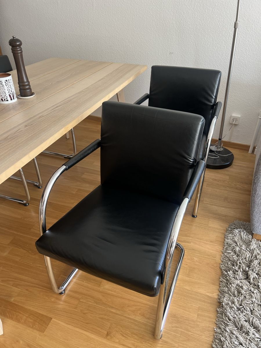 Vitra Sedie: 4x Vitra Visavis Stühle, Schwarz – Usato da Zürich venduto da Juli8050 2