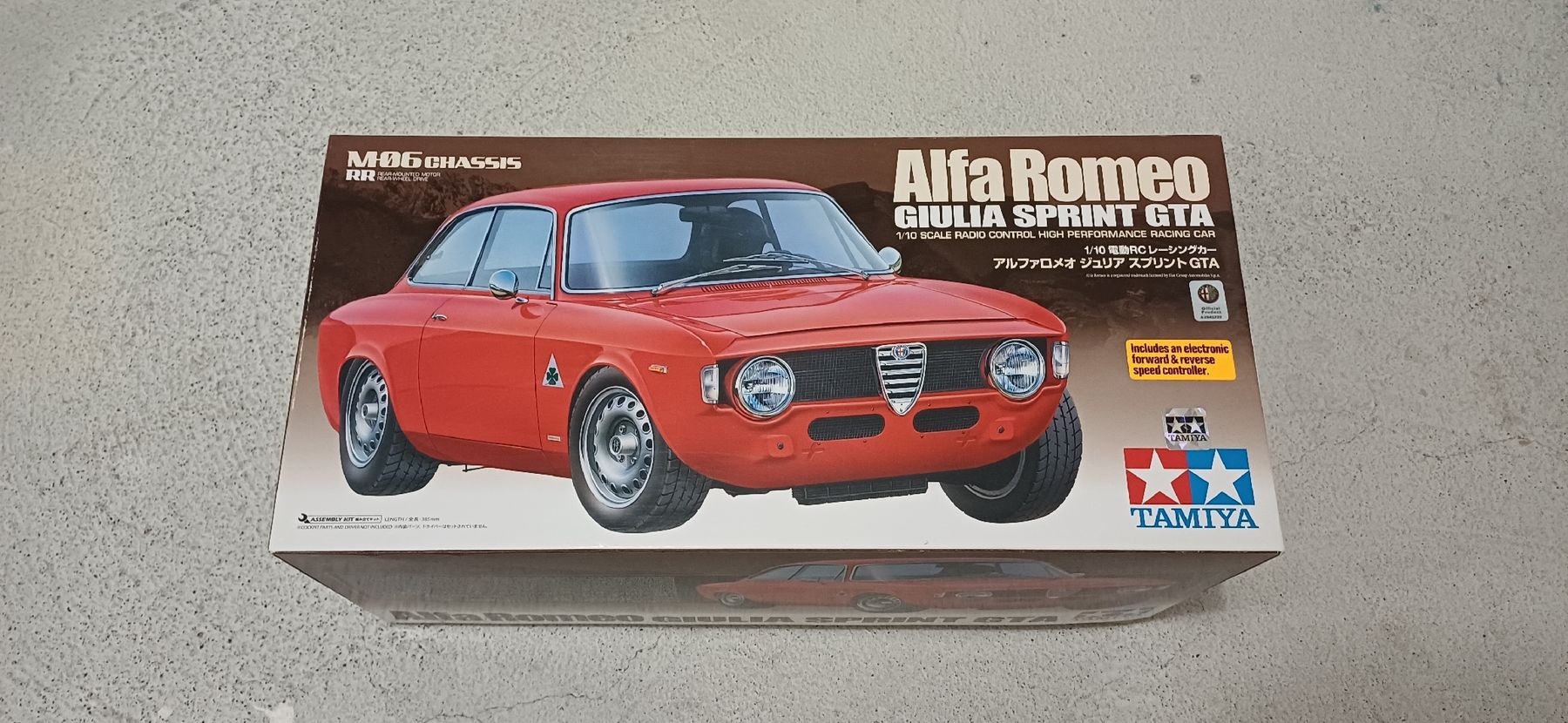 Tamiya Modellismo RC: Tamiya M06 Alfa Romeo Giulia Sprint – Usato da Fraubrunnen venduto da Rh3313bzh
