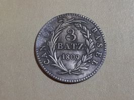 Basel, 3 Batzen 1809