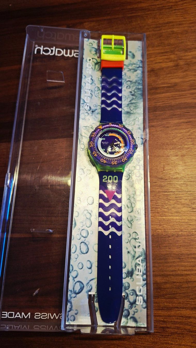 Swatch Orologi: Swatch COMING TIDE original verpackt – Nuovo e nell'imballaggio originale da Kirchberg BE venduto da Schubidu68