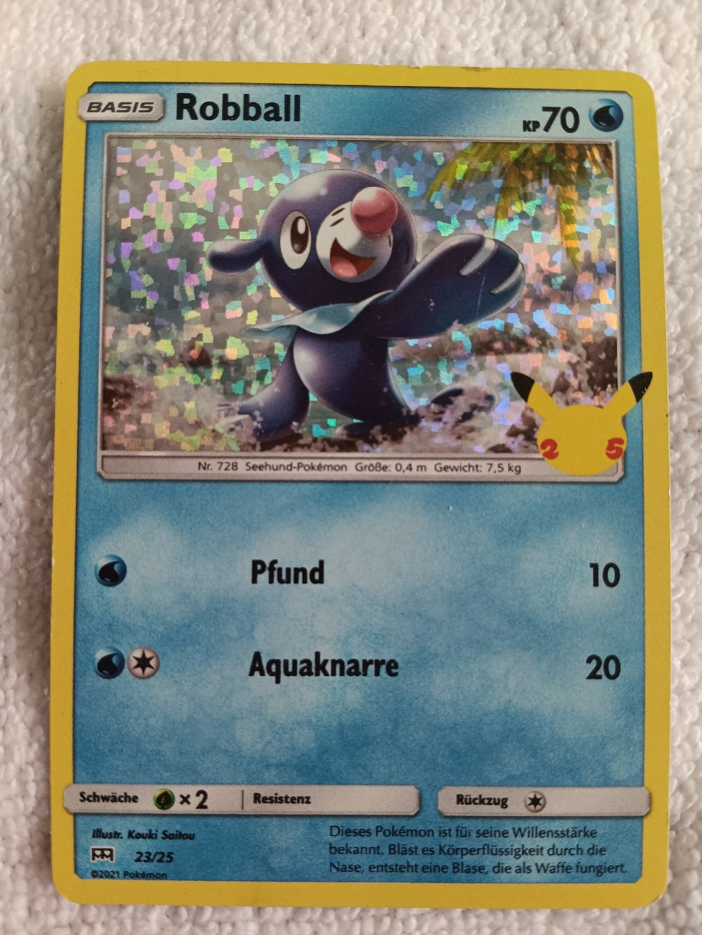 Pokémon Cartes à collectionner: Pokemon Basis Robball – D'occasion à Meilen par Stella1805