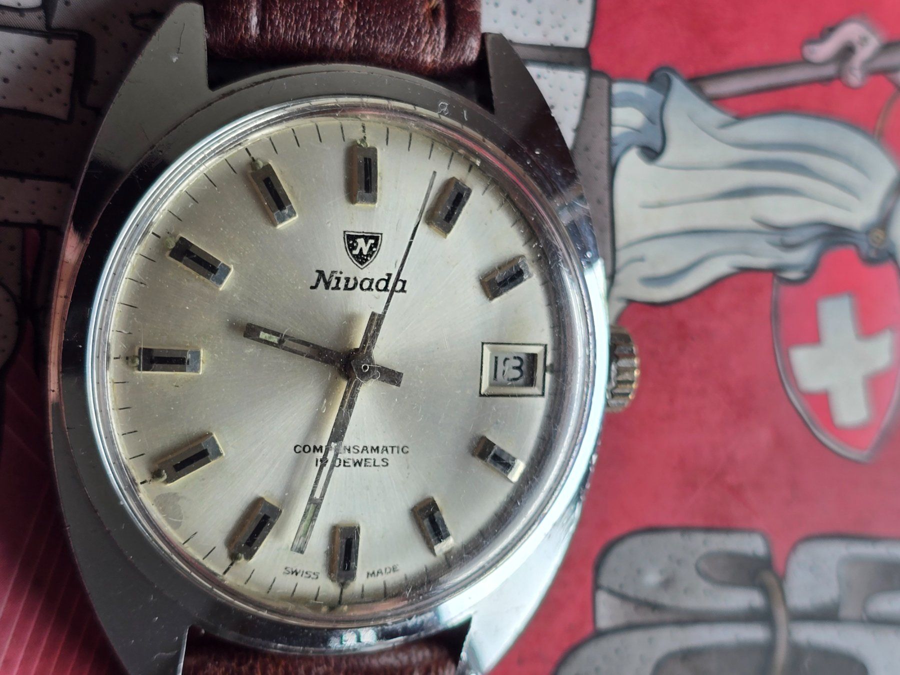 Orologi: 251 Nivada Compensamatic Date Automat – Usato da Muri AG venduto da Corredor 2