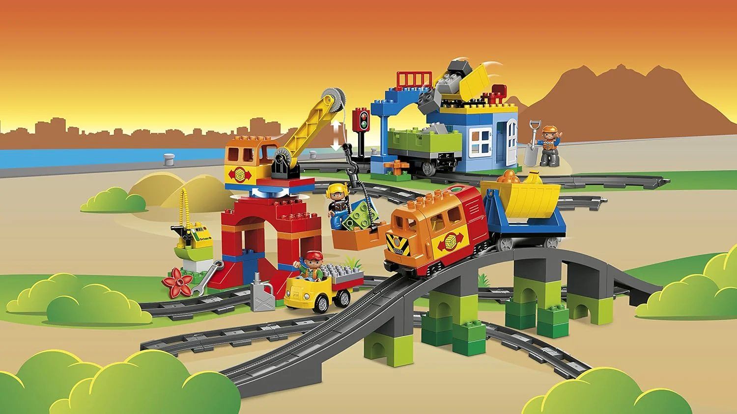 Lego Kit di costruzioni: LEGO Duplo 10508 Eisenbahn Super Set – Nuovo e nell'imballaggio originale da Winterthur venduto da Versus0 2