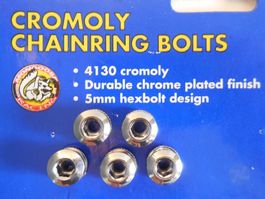 MONGOOSE BMX Chainring Bolts 5x Kettenblattschrauben