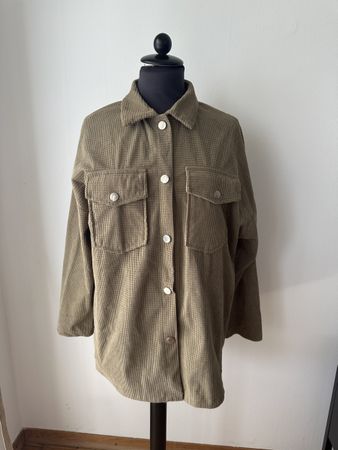 Hemdjacke Cord Khaki
