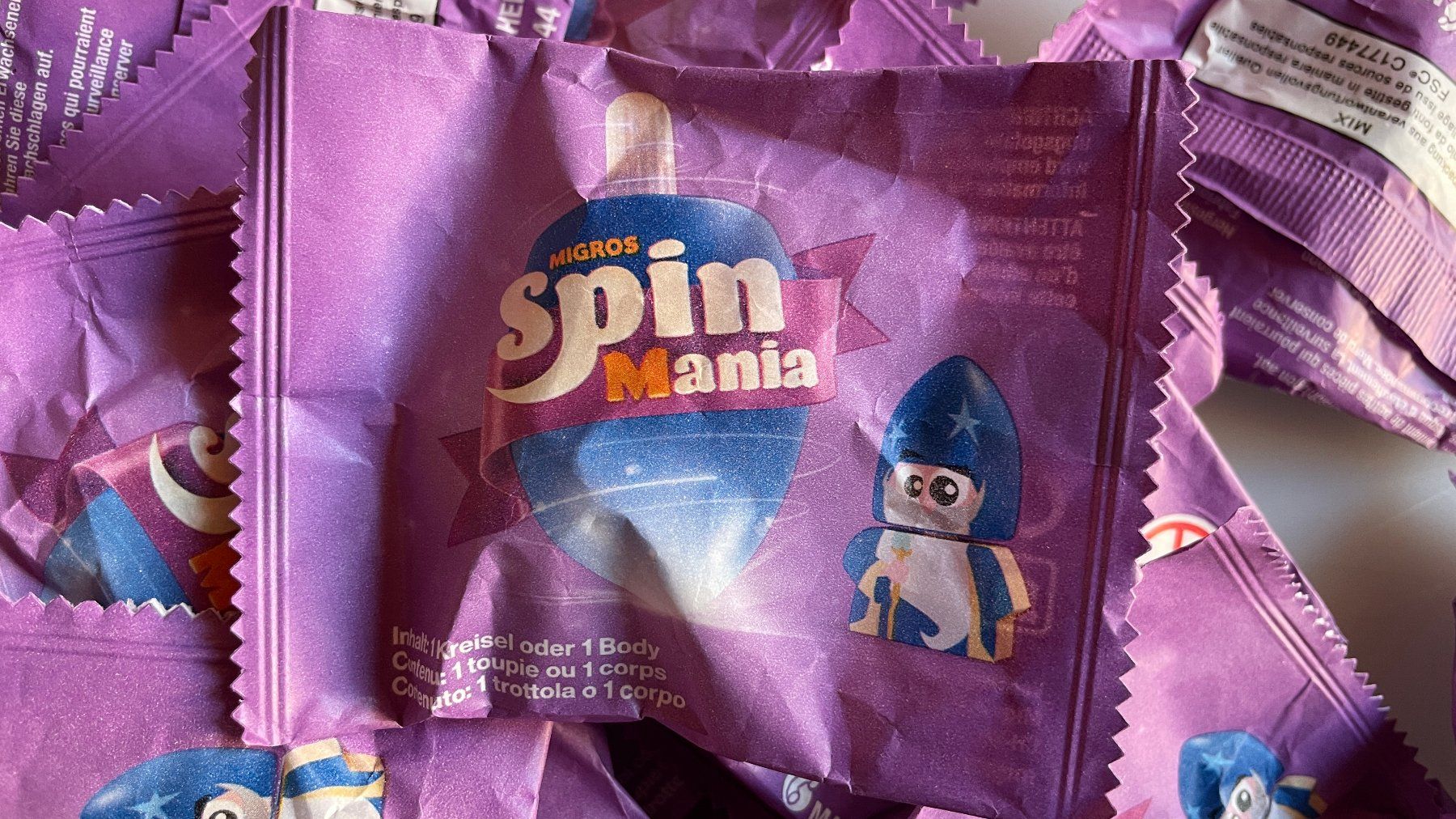 Migros Spielzeuge: 25 Spin Mania von Migros – Neu und originalverpackt aus Glattfelden von cybermaxx 1