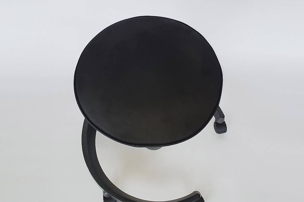 Sgabelli: SWOPPER - ergonomischer Bürohocker - schwarz - mit Rollen – Usato da Brugg AG venduto da schmri 1