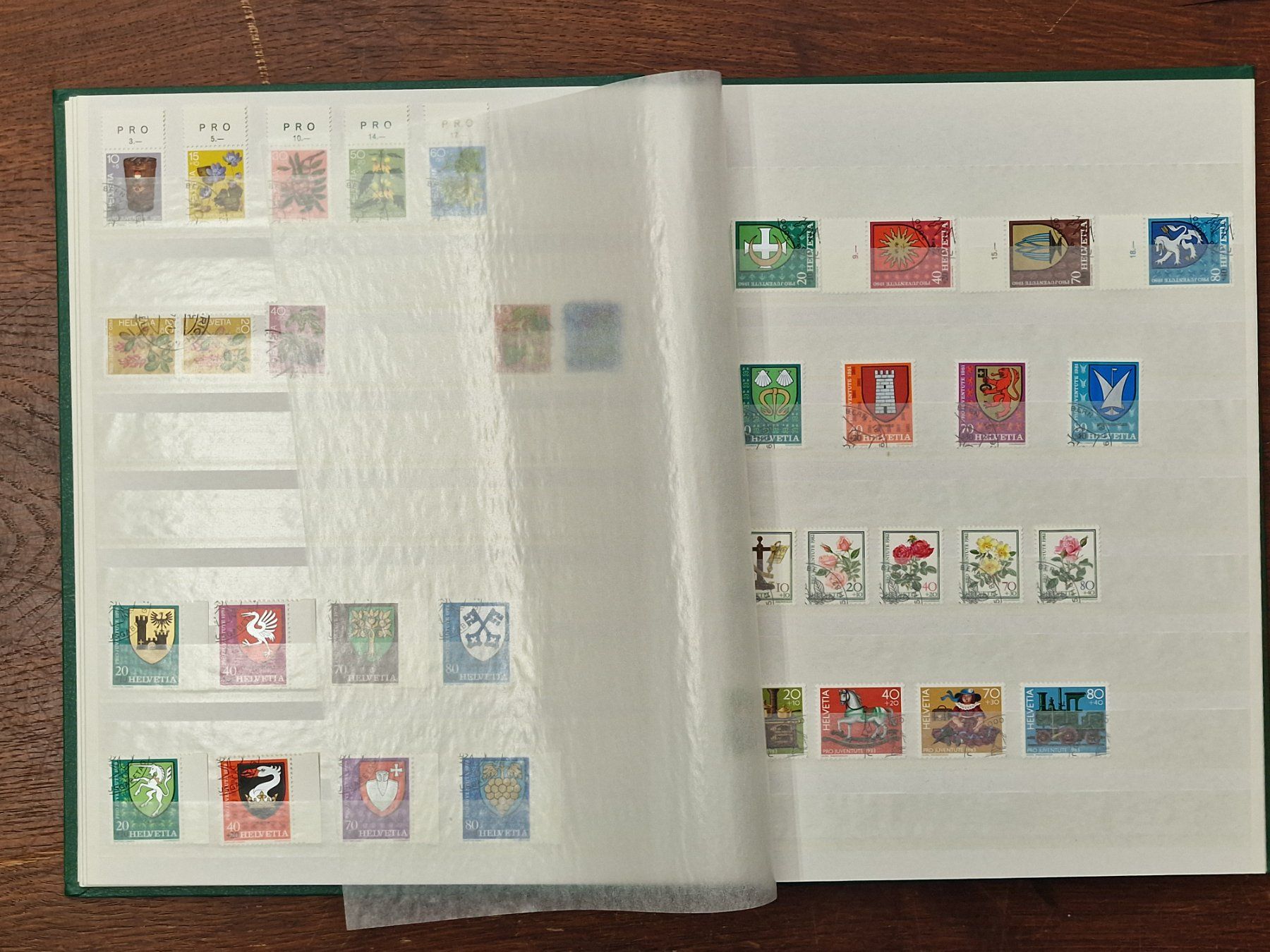Tutti i francobolli: PRO JUVENTUTE 1912-1983 gestempelt - deuts. Vorläufer – Usato da Aesch LU venduto da briefmarken.uray 6