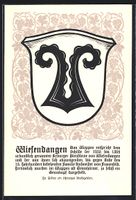 Wiesendangen, Wappen auf Weintrauben-Orn