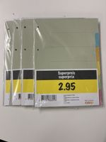 Kartonregister: 4 Pack a 4 Register (6-teilig)