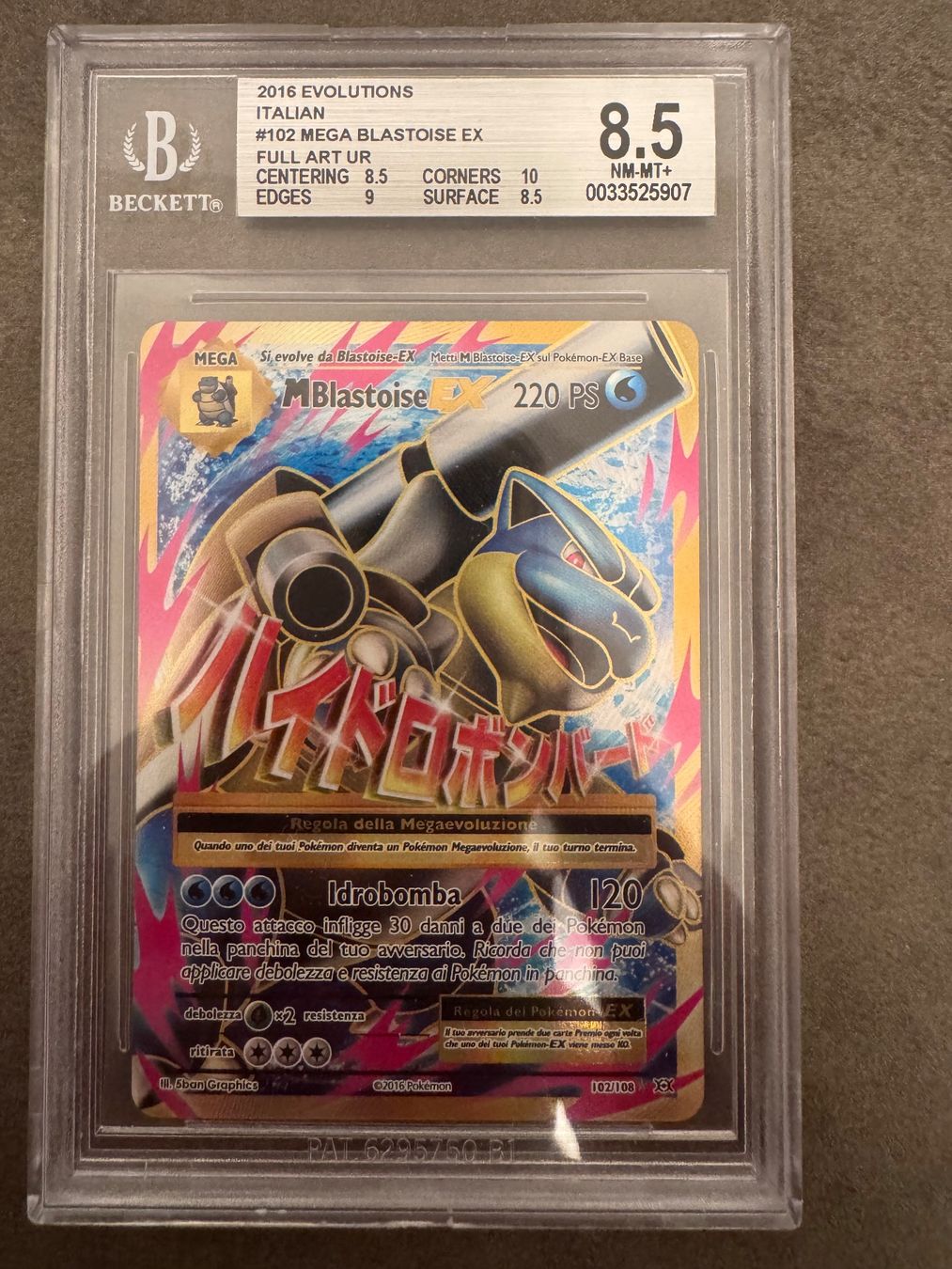 Pokémon Carte collezionabili: Carte Pokémon gradate Blastoise – Usato da Riva San Vitale venduto da kej_6hj6