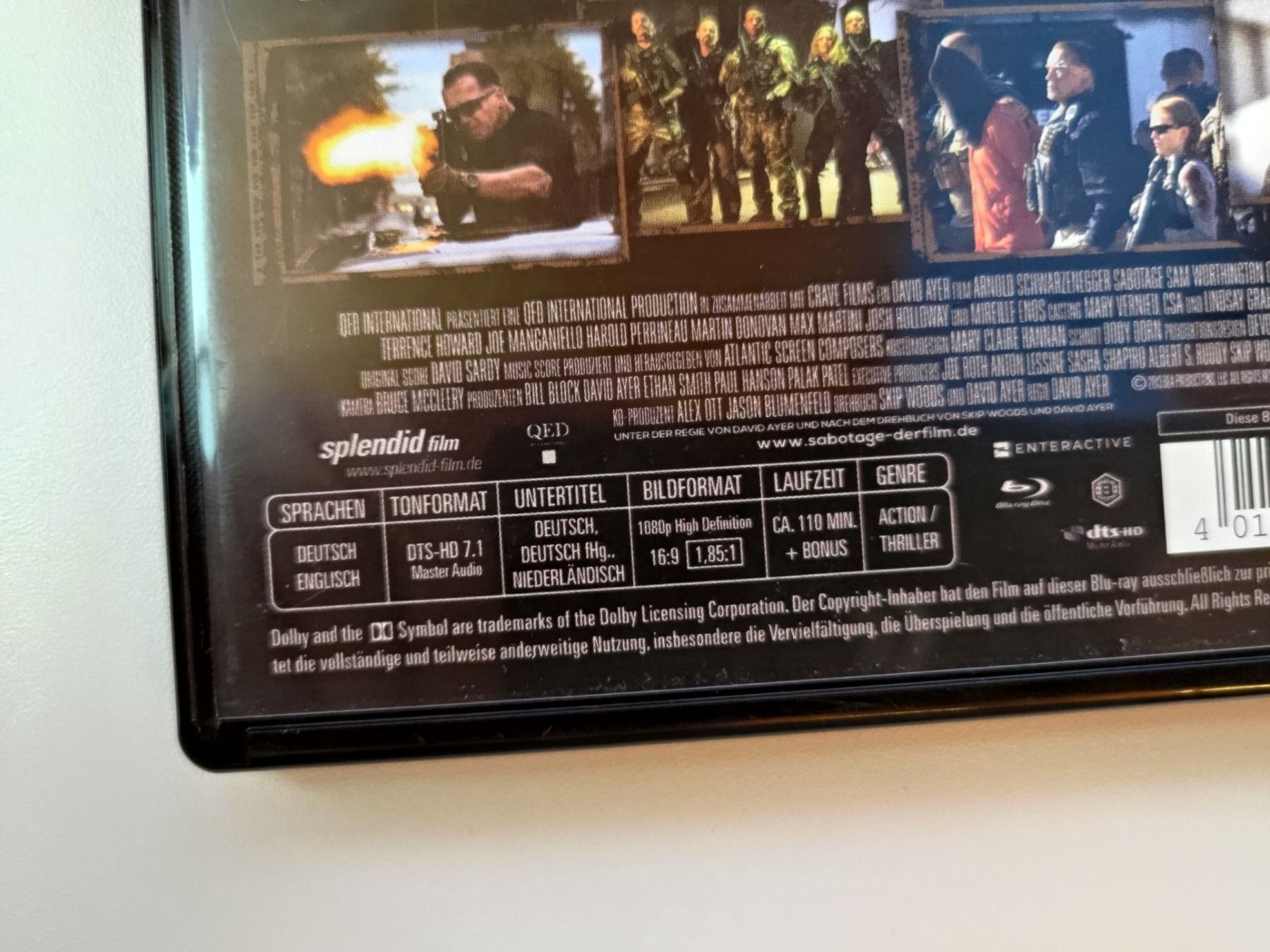 Tous les DVDs: Sabotage – D'occasion à Liestal par Kratzilla 3