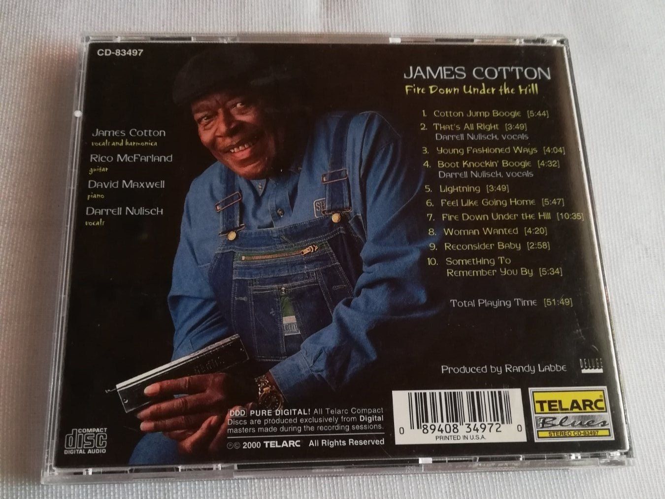 CD: JAMES COTTON - FIRE DOWN UNDER THE HILL – Usato da Bern venduto da Vinylsound.ch 1
