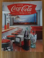 Coca-Cola  Bild Retro Vintage 70x50cm gerahmt