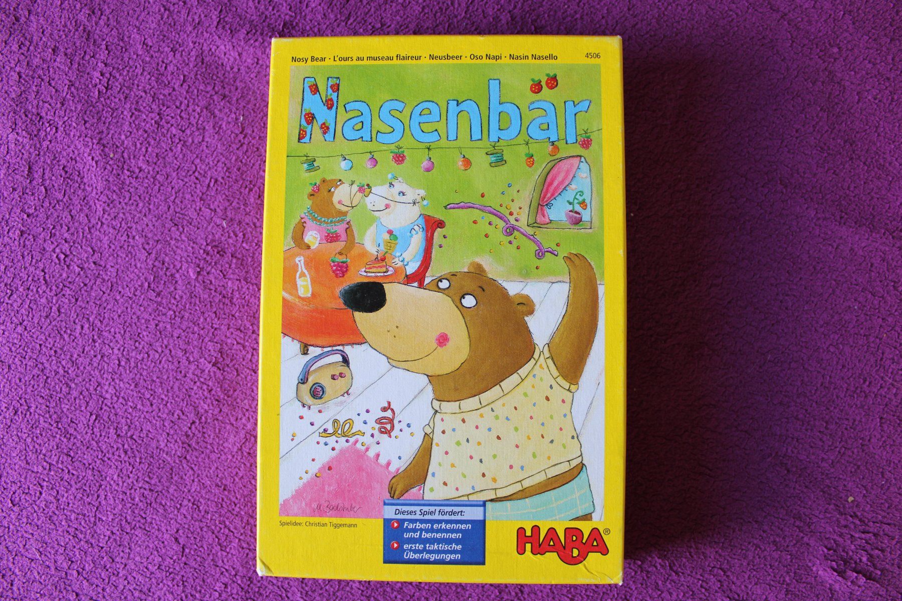 Haba Giochi: Haba Spiel - Nasenbär – Usato da Müllheim Dorf venduto da Seeeule01