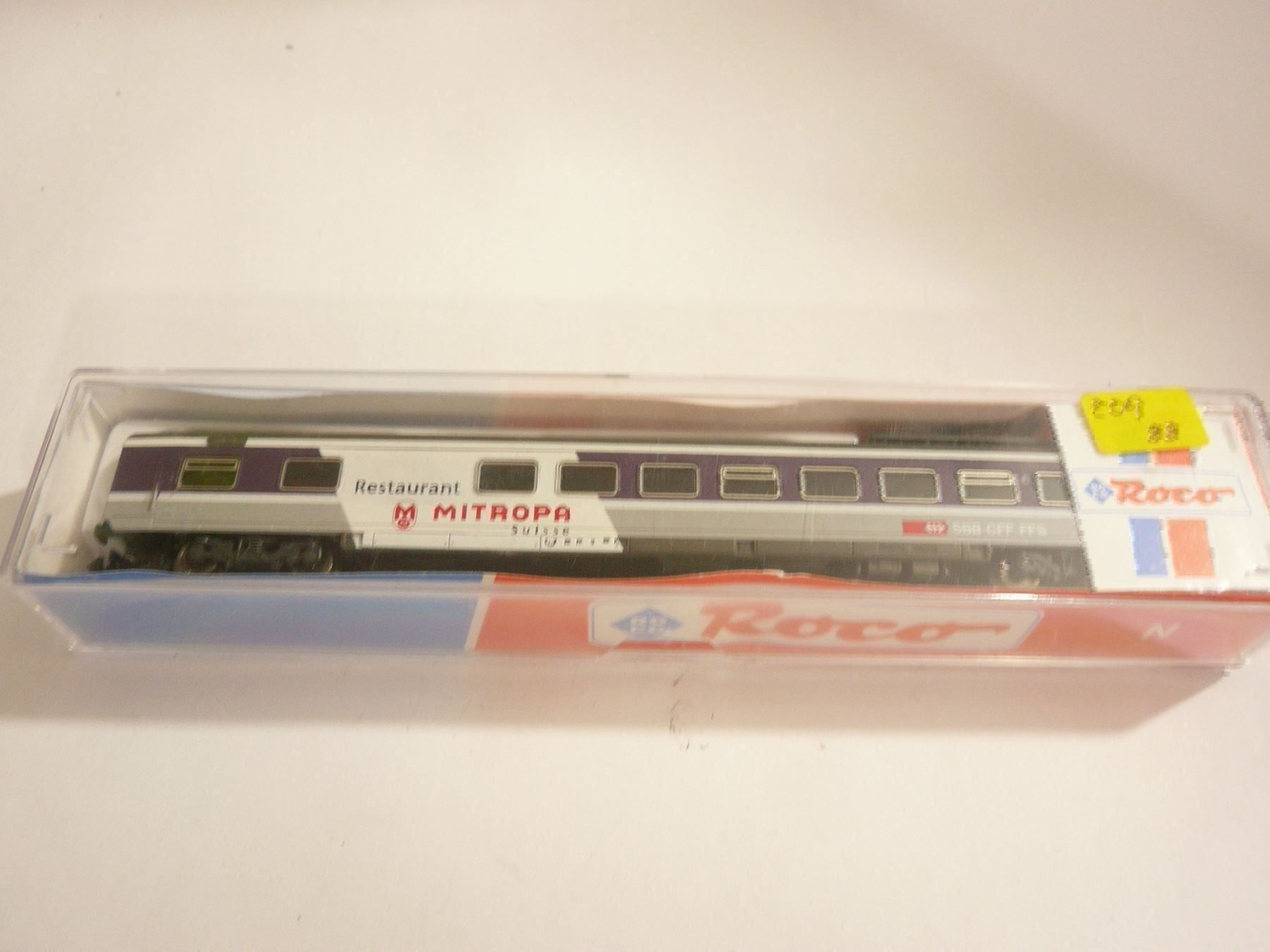 Roco Modelleisenbahnen: ROCO SPUR N RESTAURANT "MITROPA" NEU UND OVP – Neu und originalverpackt aus Pfaffnau von nolff 1