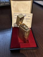 Dîplomat Feuerzeug Gold mit Box und Garantie 1973