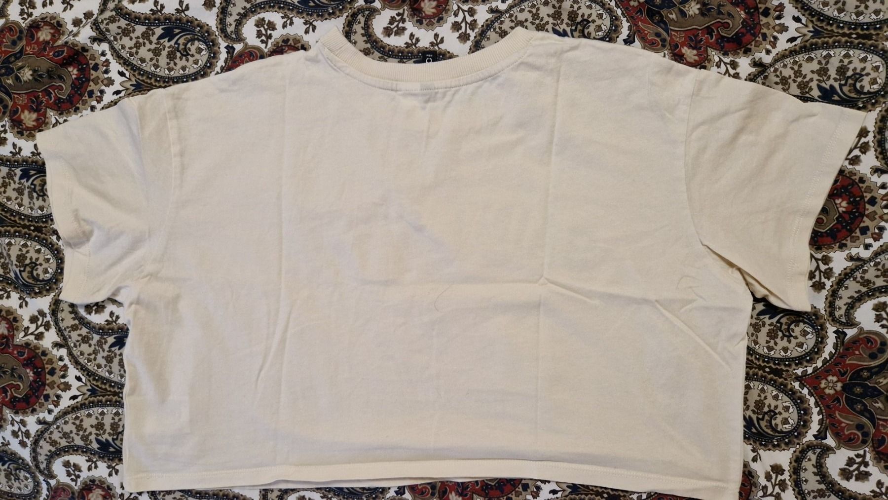 H&M T-Shirts: Extrabreites beiges TShirt 'Saint Lucia' – Neu (gemäss Beschreibung) aus Oberengstringen von Sheera7 3