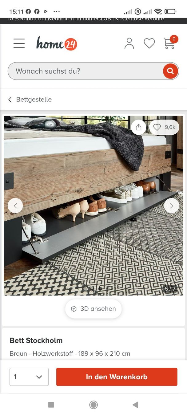 Betten: Bett mit 2 nachtisch – Gebraucht aus Lachen SZ von mer_nk79 4