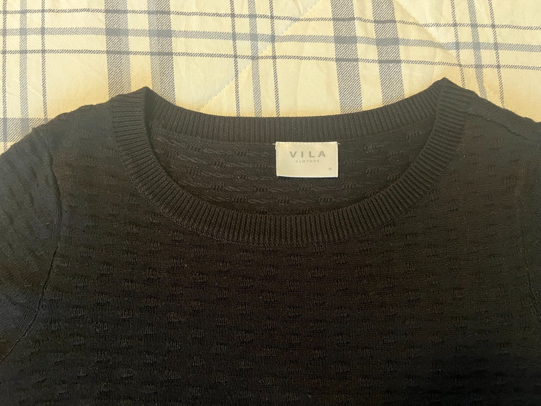 Vila Pullover & Sweatshirts: Damen Pullover (Vila) Farbe schwarz Grösse S – Gebraucht aus Jona von Flexer02 1