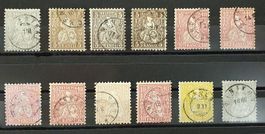 Lot Sitzende Helvetia mit Zwergstempel